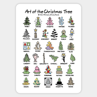 Art of the Christmas Tree Sticker